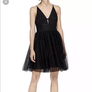 Bcbgeneration black tulle cocktail dress size 6